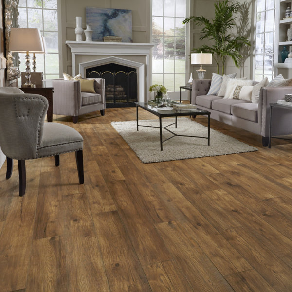 Mannington Restoration Collection® 8'' x 51'' x 12mm Hickory Laminate